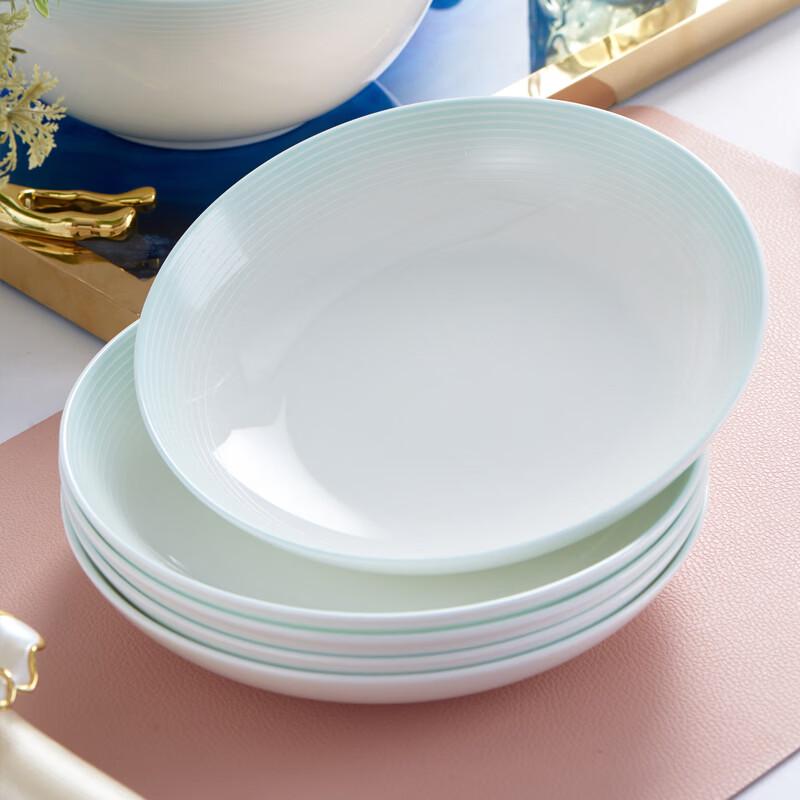 DuoCai 28-Piece Bone China Dinnerware Set