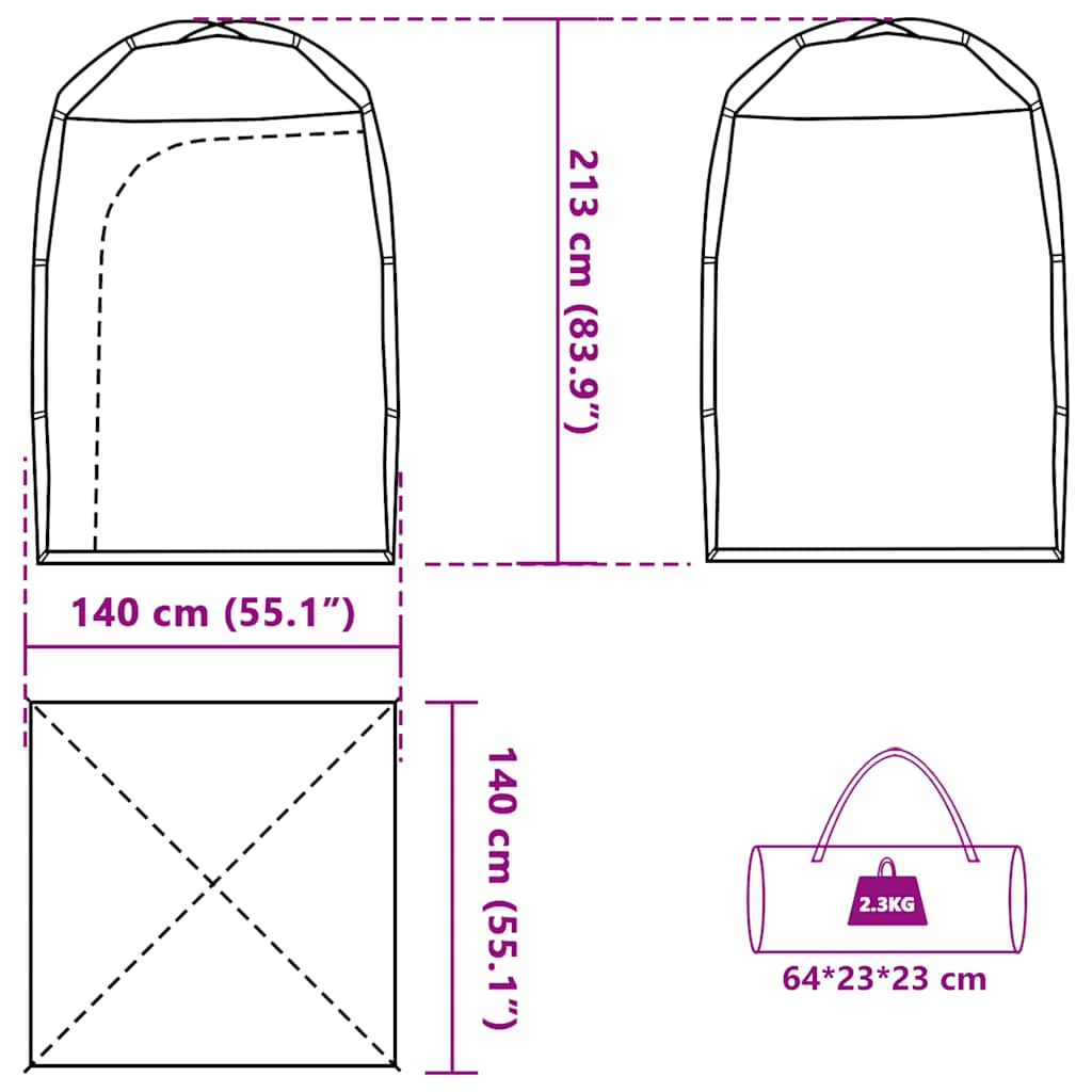 Shower Tent Camouflage Waterproof