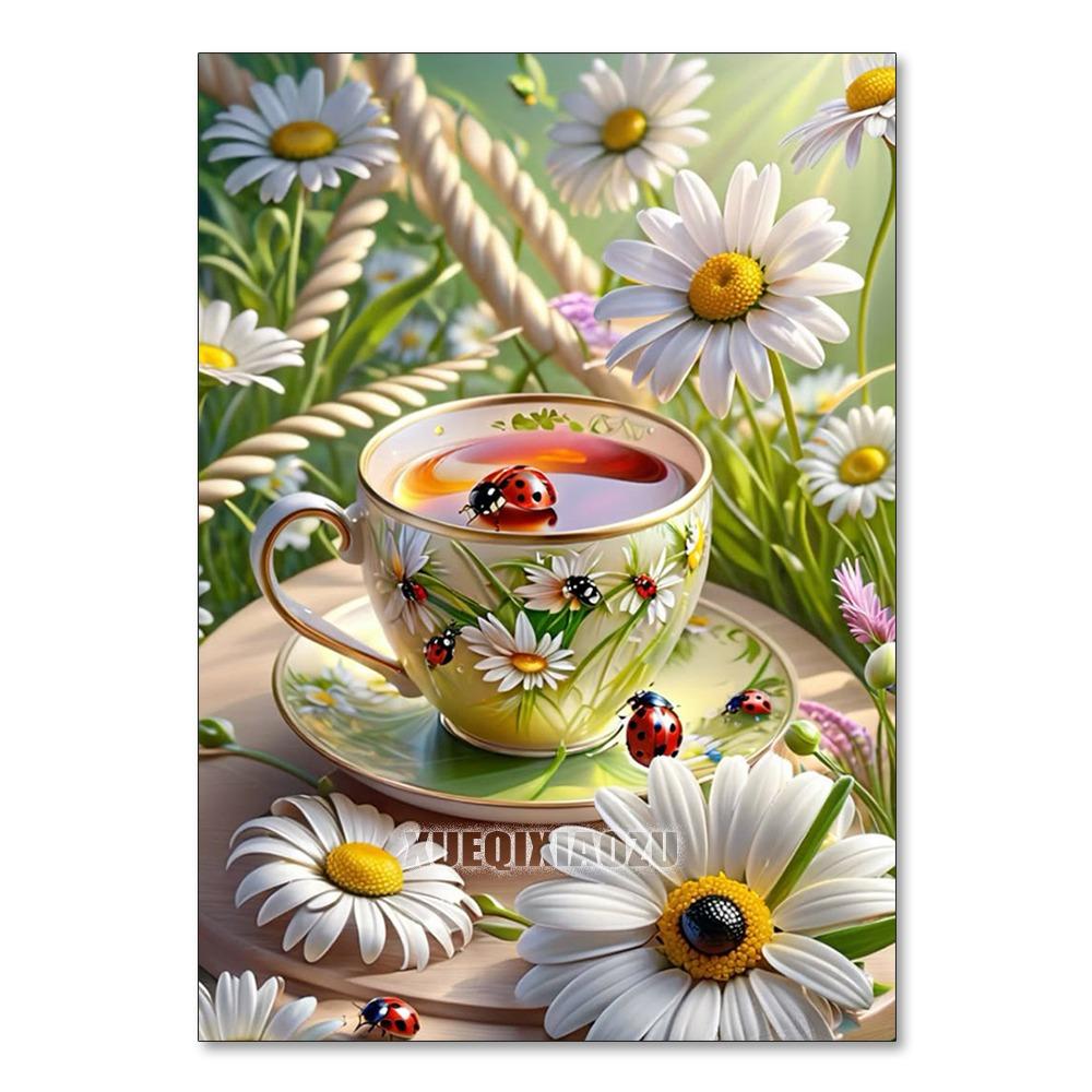 DIY Diamond Painting Cute Little Dog Cross Stitch Kit Mosaic Art Diamond Painting Full Circle Diamond Home Decoration