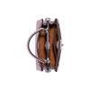 Coach Lane 20 Classic Monogram Snap Closure Handbag Women Handbag Khaki Purple CC977-SVV7O