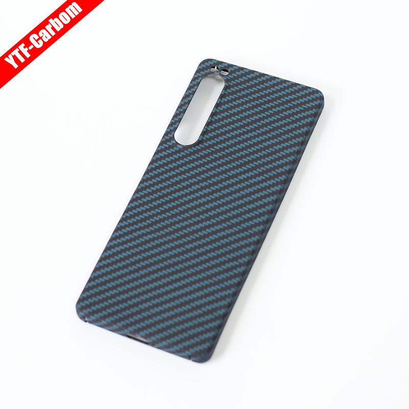 YTF-Carbon Karbonové Vlákno Pouzdro na Telefon Sony Xperia 1 III Proti Pádu Aramidové Vlákno Design Skořepiny Pouzdro na Telefon Xperia 1 V Pouzdro na Telefon 1 IV