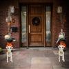 Kuskjelett Halloween-dekorasjon Kuskallerekvisitt til Halloween-hjemmedekorasjon