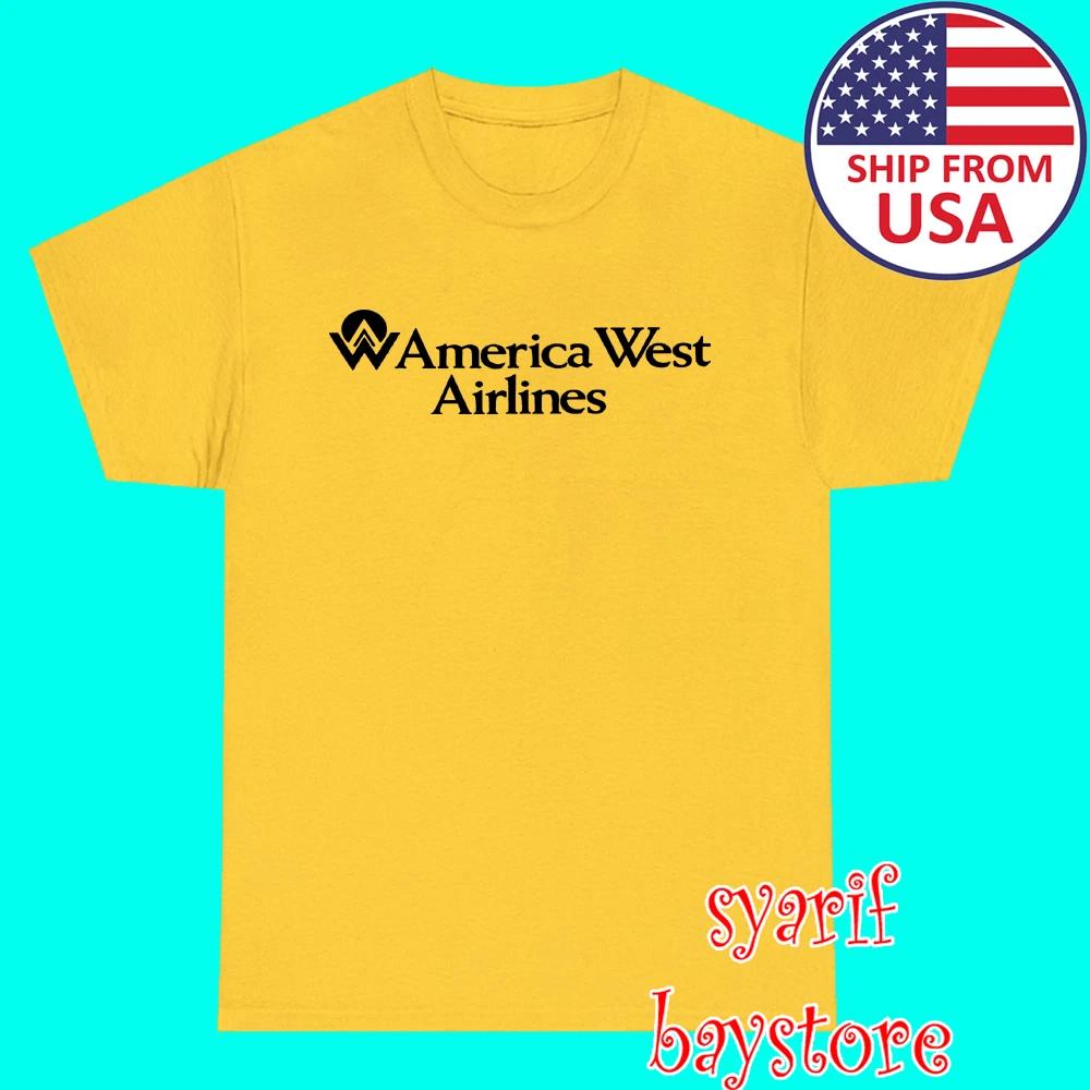 America West Airlines Men s Daisy Yellow Size S to 5XL 3XL