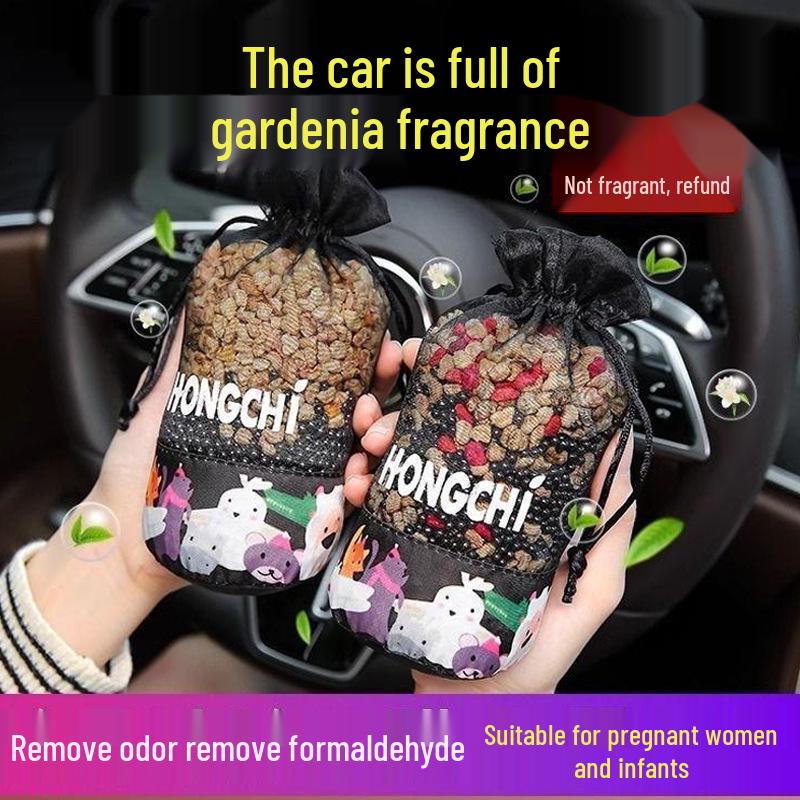 Османтус Освежитель воздуха для автомобиля - Долговечный нейтрализатор запаха, украшение и подвеска Gardenia [1 Bag]