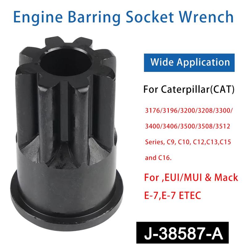 J-42083 Automatisk Tidsningsstift+9U-7227 Bränsleinsprutningsregulatorverktyg+ Motorvridningshylsa Passar CAT 3406E C-15 C-16