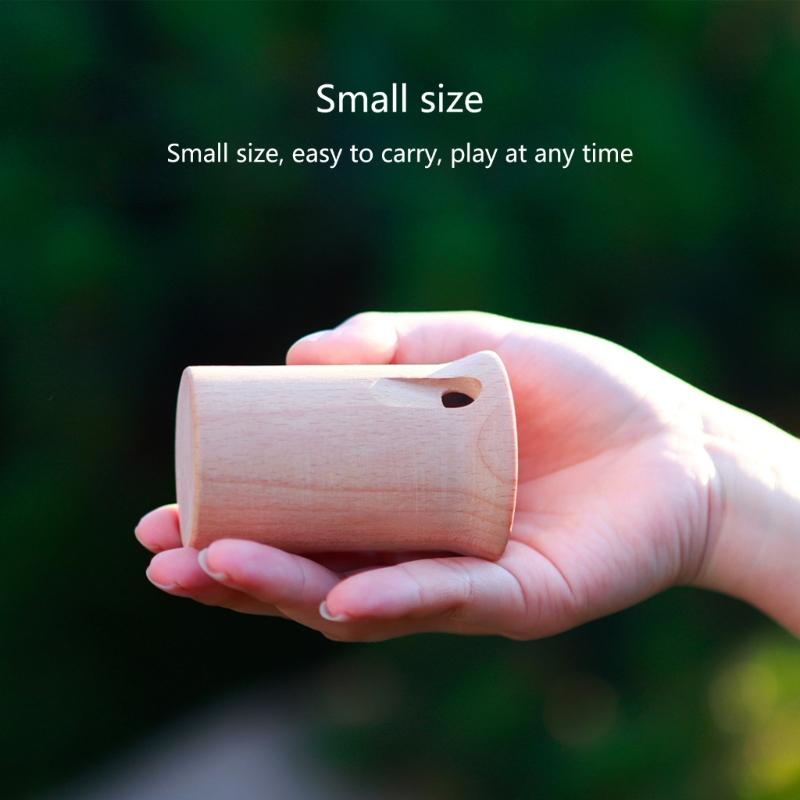 Wooden Bird Caller Musical Toy Whistle Meditation Chime Baby Orff Bird Caller Bird Toy Baby Instrument Bird Whistle Toy
