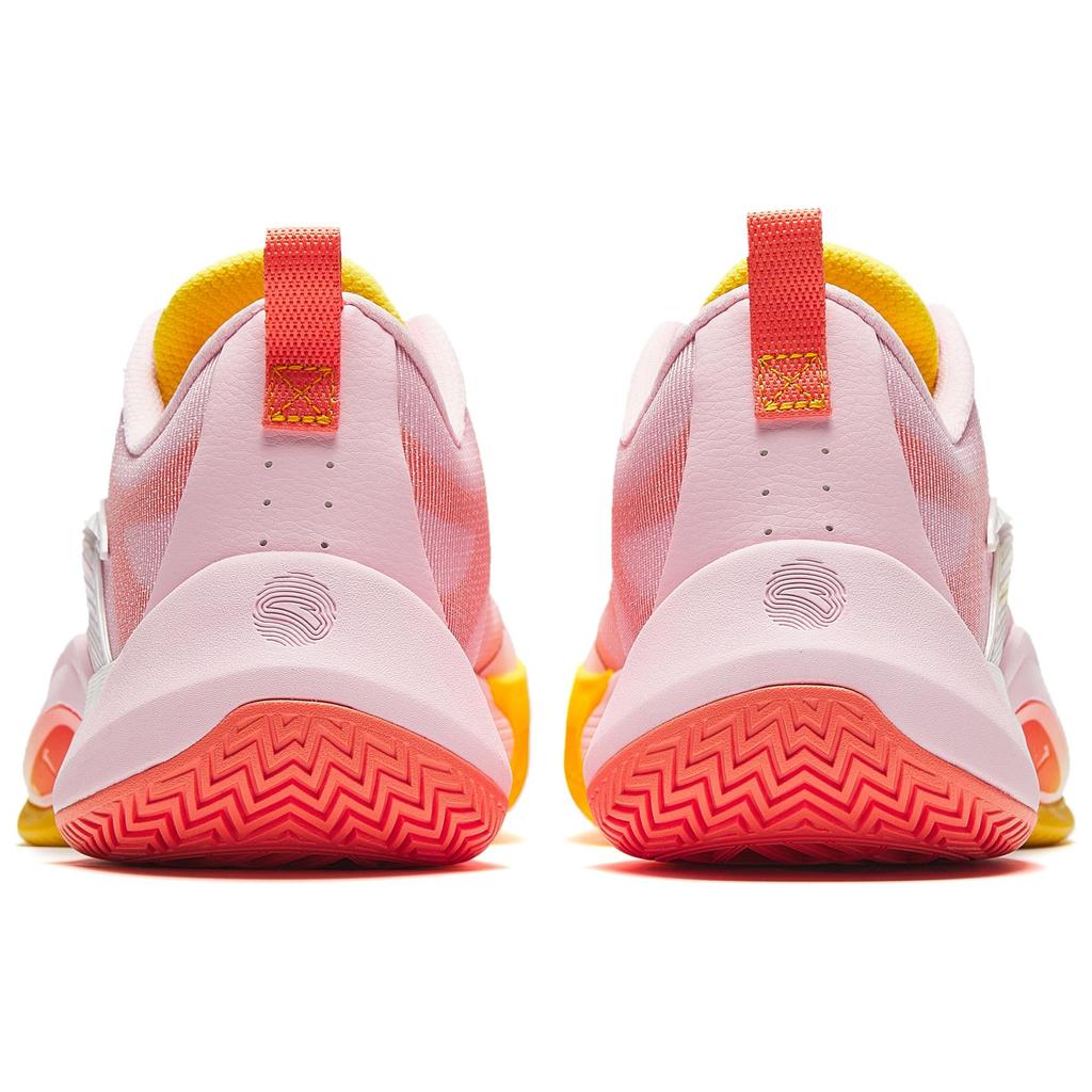 New Anta Instantaneous 1 TD Honey Peach Cushioning, Wear Resistant Low Top Basketball Shoes Men's Pink 912421601Q-4