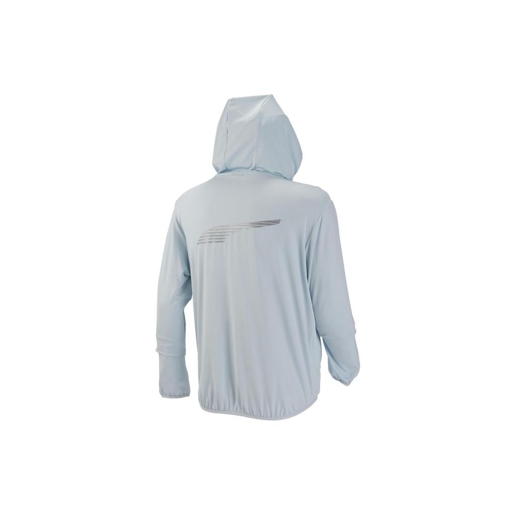 Puma Solid Color Zip Long Sleeve Hooded Sun Protection Jacket Unisex Jackets Ice-Blue 671926-21