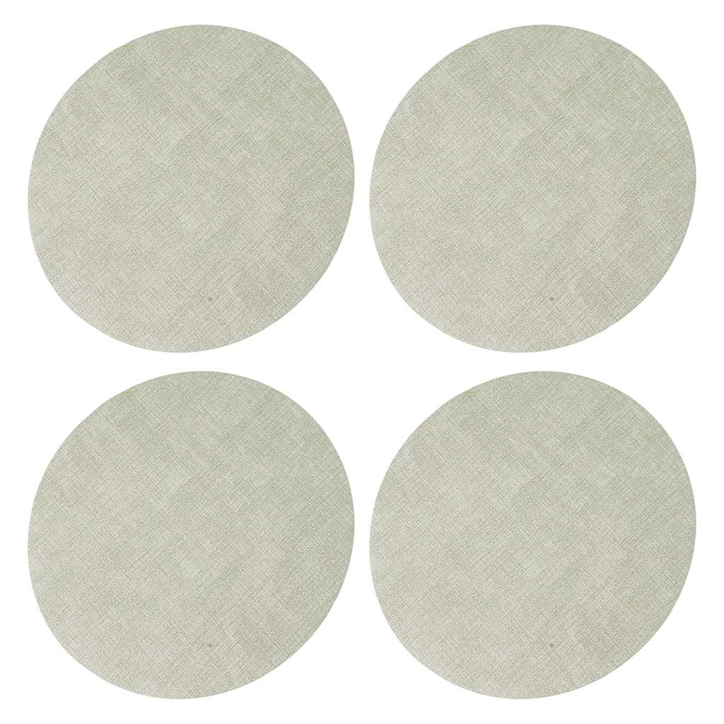Dining Table Accessories 33cm Round Mats Casual Dining Easy Clean Placemats Elegant Dining Decor Flexible Table Placemats
