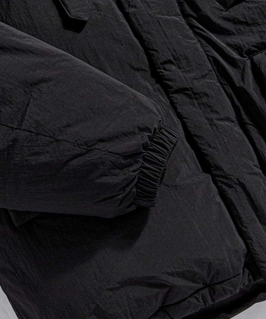 Espionage Dyer Hooded Down Parka Black