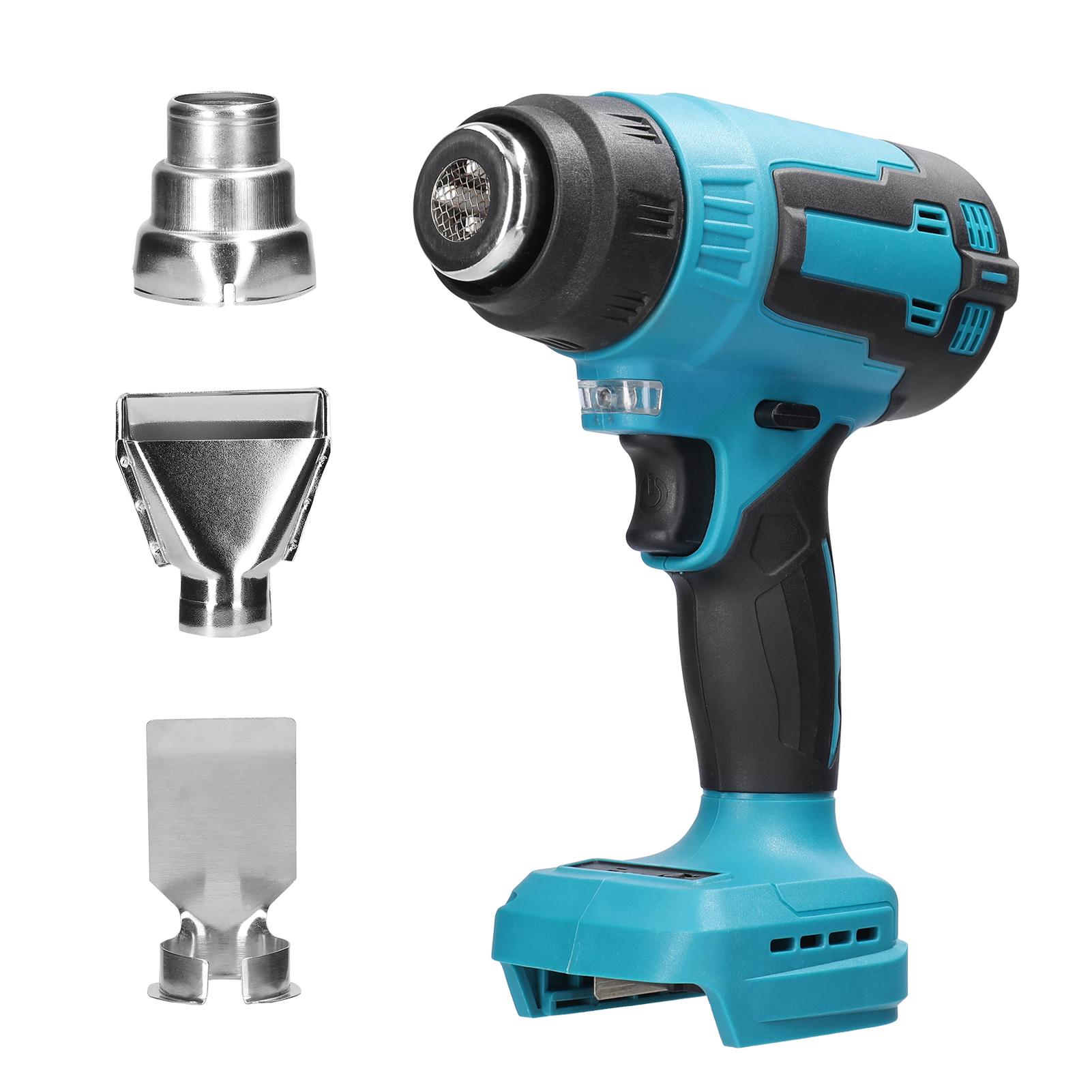 

300W Cordless Hot Air Machine 380-400℃ Rechargable Li-Battery Quick Heating Heat Gun for Shrink Wrapping Heat Shrink Tube PVC