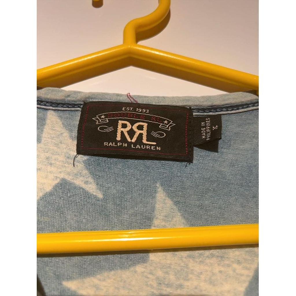 Used RRL Double R L Henley Neck T-shirt M