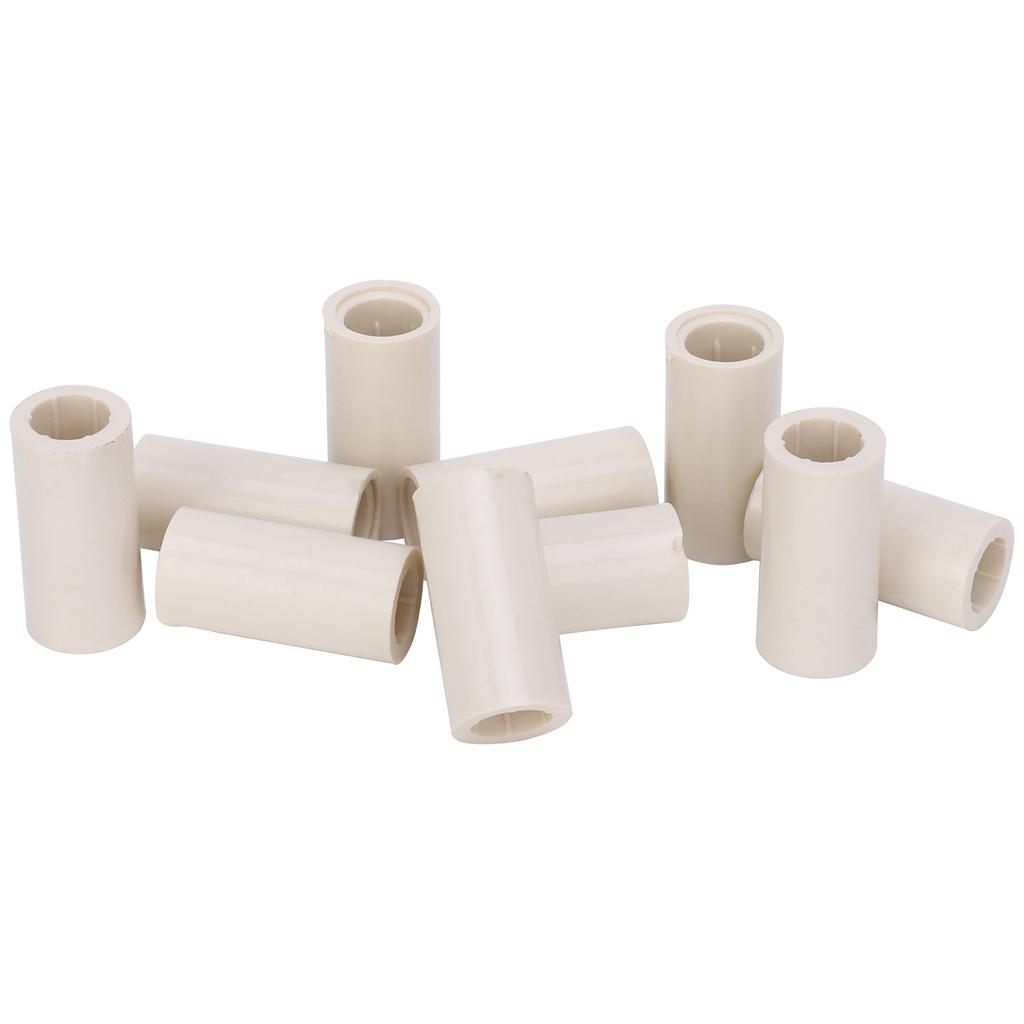 40pcs Pool Cue Ferrules White Fiber Stick Rod Repairing Tool Tubes Billiard Accessories12mm/0.5in