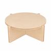 Set de 3 supports ronds sur pied en bois