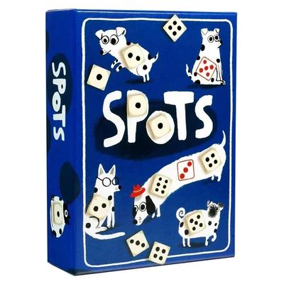 Spots  Jogo Lançando Dados Jogo de Tabuleiro Cartas em Inglês Jogos Interativos em Família
