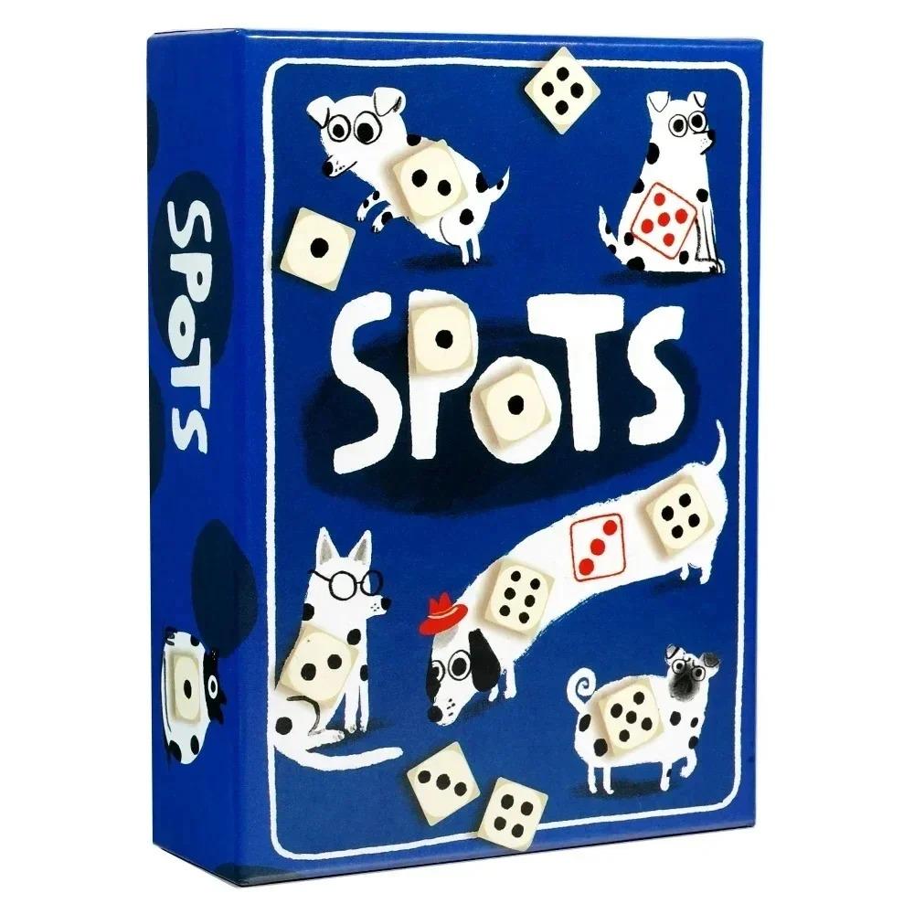 Spots Spiel Würfelspiel Brettspiel Englische Karten Familie Interaktive Spiele
