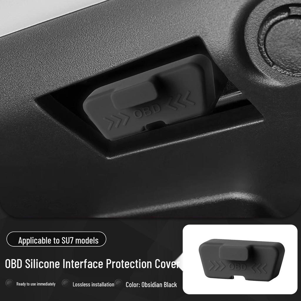 Waterproof Silicone OBD Protective Cover for Xiaomi YU7/SU7 Car Diagnostic Interface