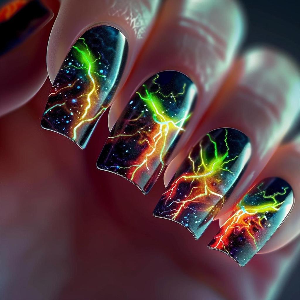 Pegatinas Desmontables para Uñas Estilo Europeo y Americano - Uñas Postizas Simples y Llevables