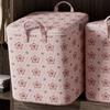 Cherry Blossom Pattern Clothes Quilt Storage Bag Non-woven Fabric Quilt Sorting Bag  Dormitory
