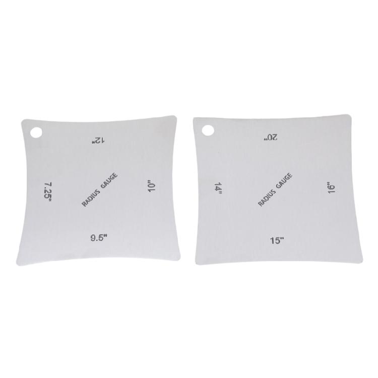 High Precisions Guitar Neck Radius Gauge with Smooth Designs Prevents Scratches Suitable for Setups and Maintenance