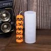 Halloween Gestapelte Kürbis Kerzenform DIY Handgemacht Böser Kürbis Totenkopf Pflanze Harz Gipsform Handwerk Party Dekoration