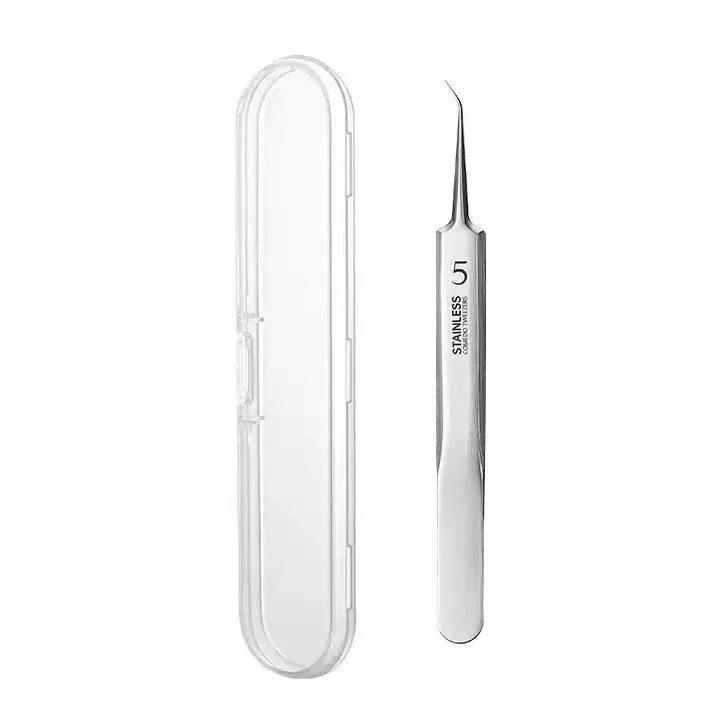 Stainless Steel Blackhead & Zit Extractor Tweezers