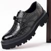 Fashion Fashion Casual Slip-On Footwear Thick Sole Breathable Dress Shoes Comfortable Walking Shoes for Men 2025 Men's Platform Loafers