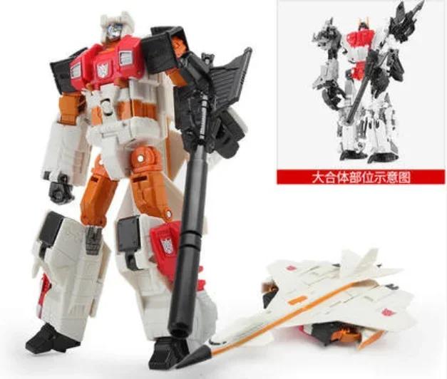 HZX Cool G1 Superion Robot Aircraft IDW 5in1 Devastator Bruticus Action Figure Toys Combiner Transformation Deformation Present