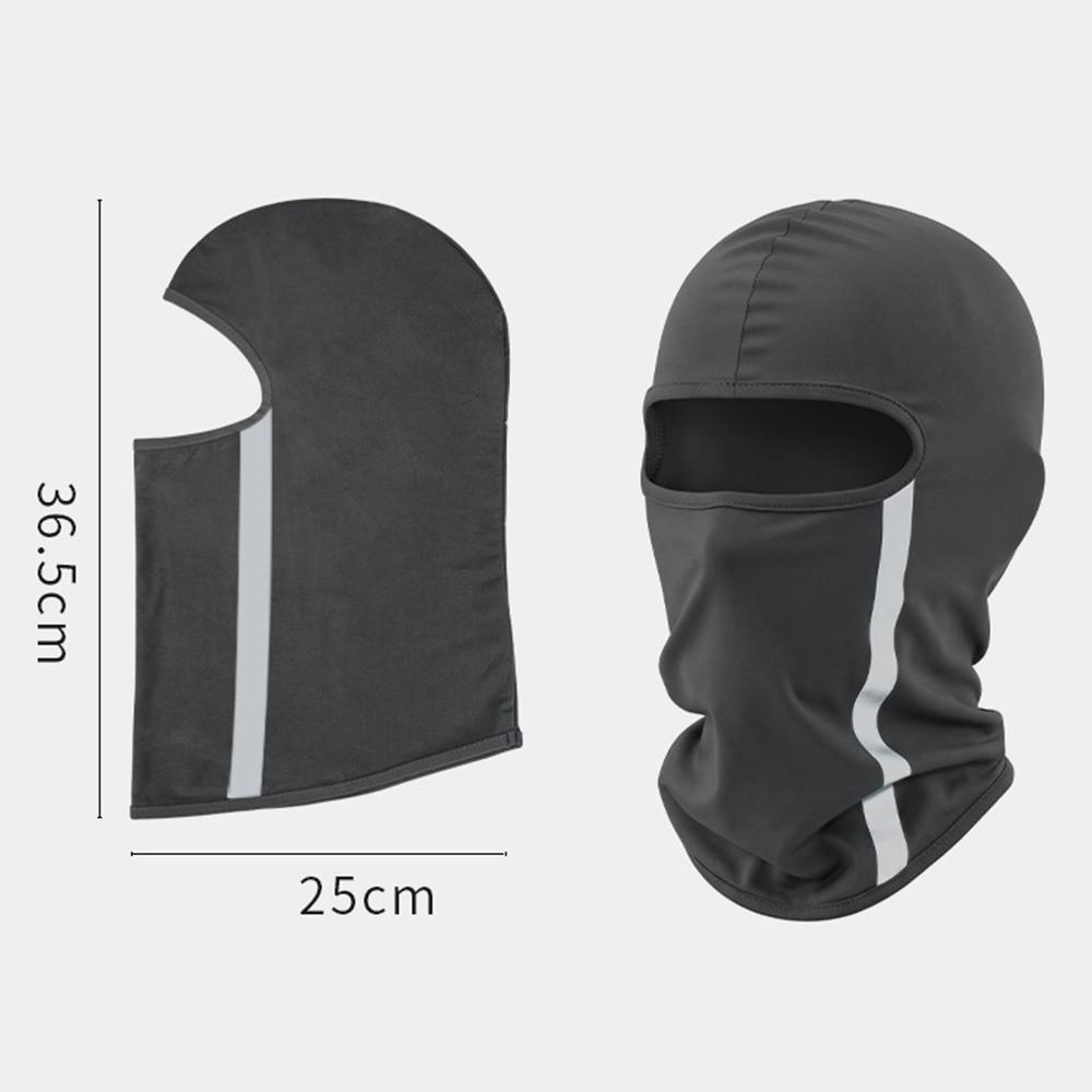 Reflektierende Sturmhaube Gesichtsmaske Schnelltrocknend Vollgesichtsmaske Modische Motorradmaske Sommer