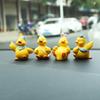 Cartoon Car Ornaments Resin Duck Toy Car Dashboard Ornaments Auto Interior Decorations Car Decors