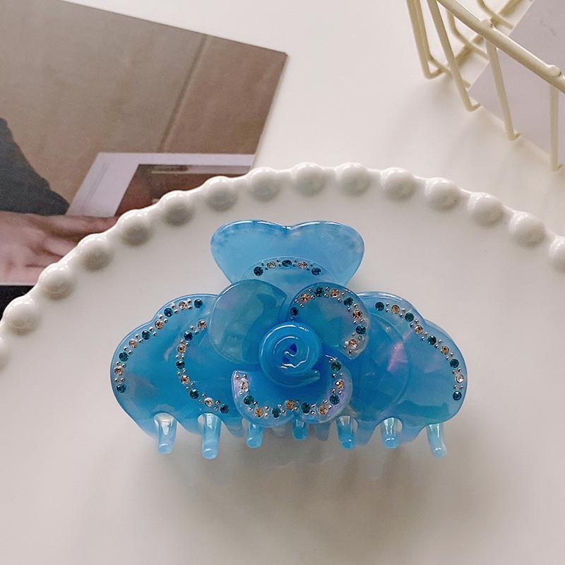 Premium Quality Acetate Hair Clip Featuring Stunning Floral Accents For Women