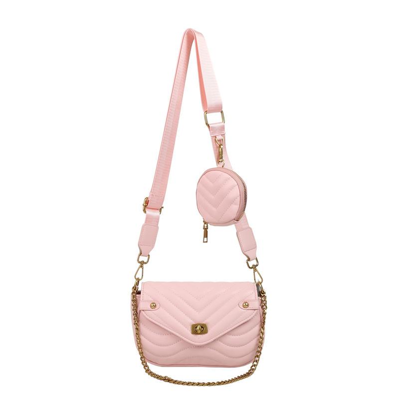 Textured small bag women's new women's bag summer shoulder bag textured fashion messenger small square bag