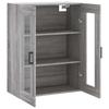 Wall Cabinet Gray Sonoma 69.5 X 34 X 90 Cm