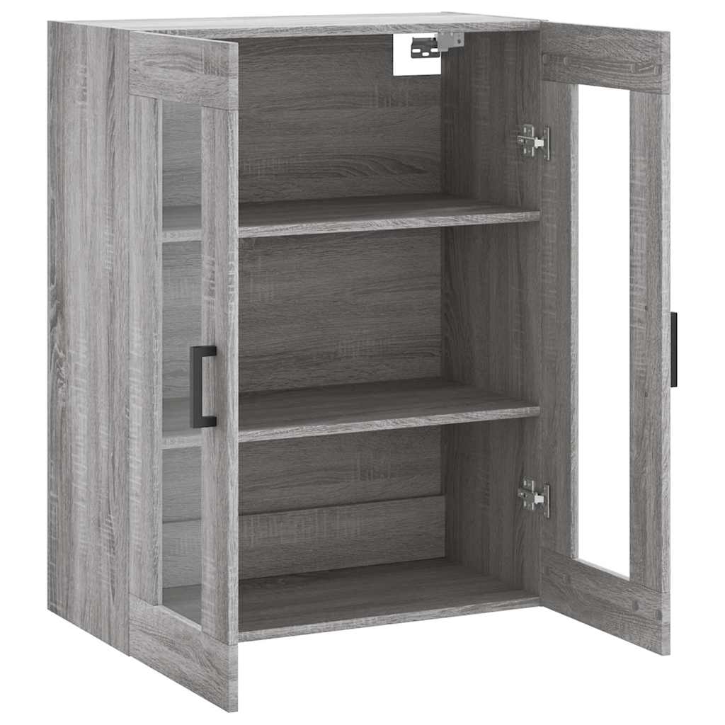 Wall Cabinet Gray Sonoma 69.5 X 34 X 90 Cm