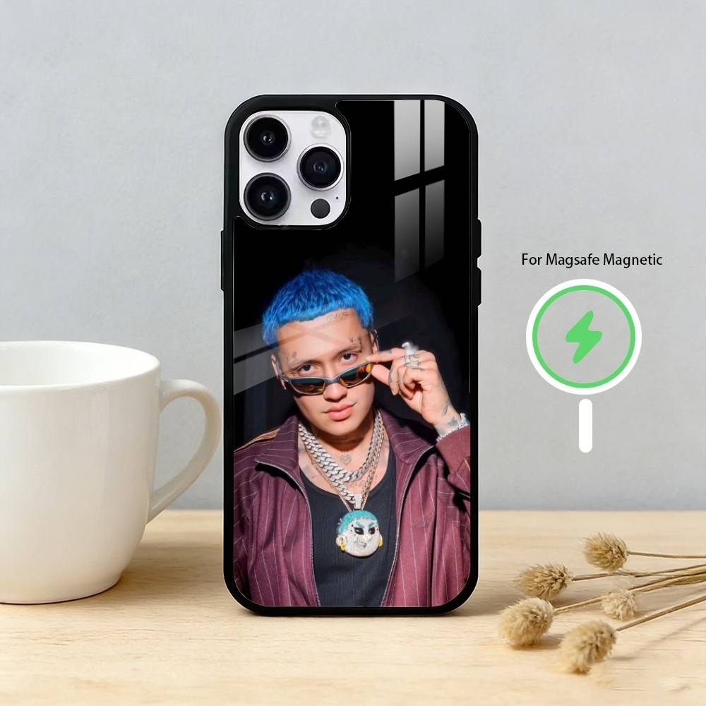Blessd Cantante Rapper Phone Case For iPhone 17,16,15,14,13,12,Plus,Pro,Max For Magnetic Wireless Charge