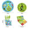 Chemistry Experiment Learning Science Theme Tableware Disposable Paper Cup Paper Plate Paper Towel Birthday Party Set Food Grade