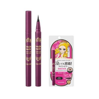 Kiss Me Heroine Make Smooth Liquid Eyeliner N, 0.4ml, Deep Black