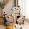 Funny Cat Cartoon Cute Pillow Case Suitable For Bedrooms Living Rooms Cars Home Decoration