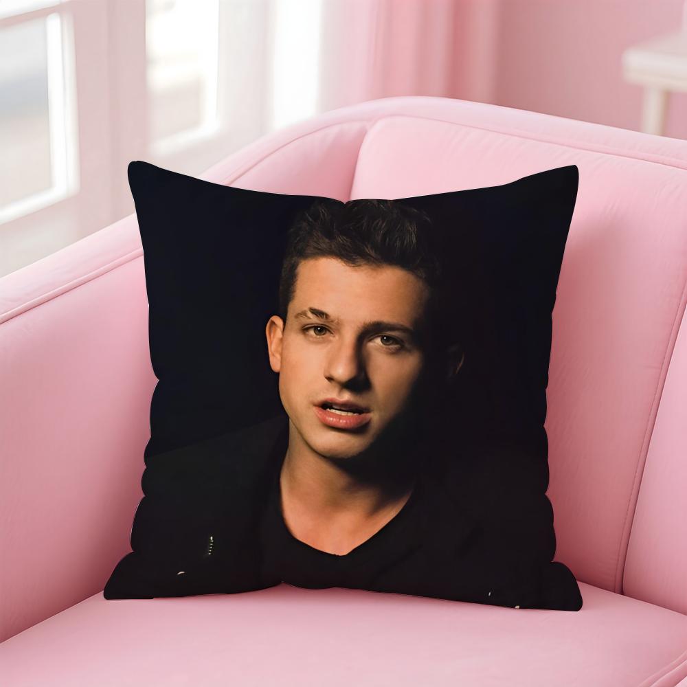 

Hot Singer CCharlie PuthS Cushion Cover Pillowcase Short Plush Invisible zipper Room Sofa Cushion Cover 30X30cm