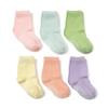 6Pairs Solid Color Toddle Short Tube Socks Dispensing Infant Socks Baby Cotton Socks  Newborn
