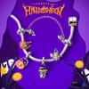 Funny Halloween Charm Bead Charms copper Pumpkin Ghost Witch Magic Hat Pendant Bead Compatible With Authentic Bracelets Necklaces Do It Yourself Jewel