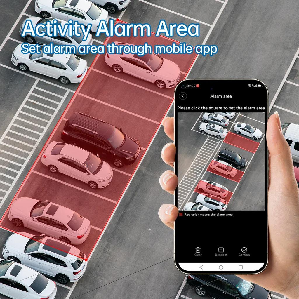 2-in-1 Solar Street Light, Courtyard Lighting, Multi-purpose Security Camera & Wall Lamp, Automatic Solar Charging Surveillance