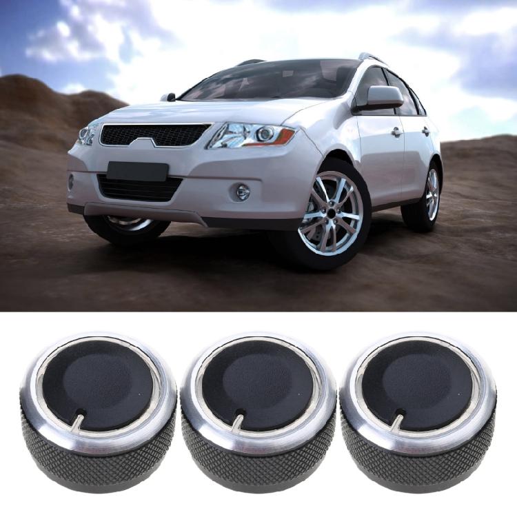 3pcs Automotive Accessories HVAC Heater Blower Fan Control Button Knobs Control Switch Knob Button for 2005-2015