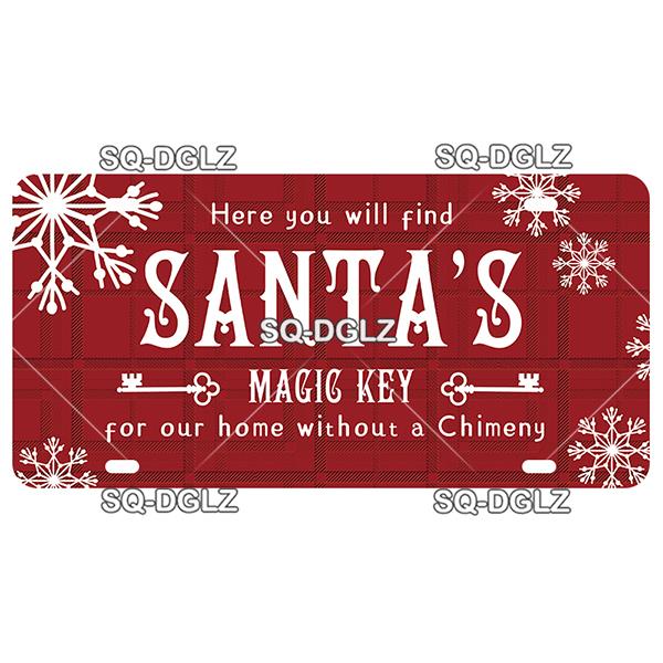 Christmas Vintage Metal Sign Welcome Tin Sign Vintage Door Decor Man Cave Plaque Home Decor Bar Sign Friend/Family Gift