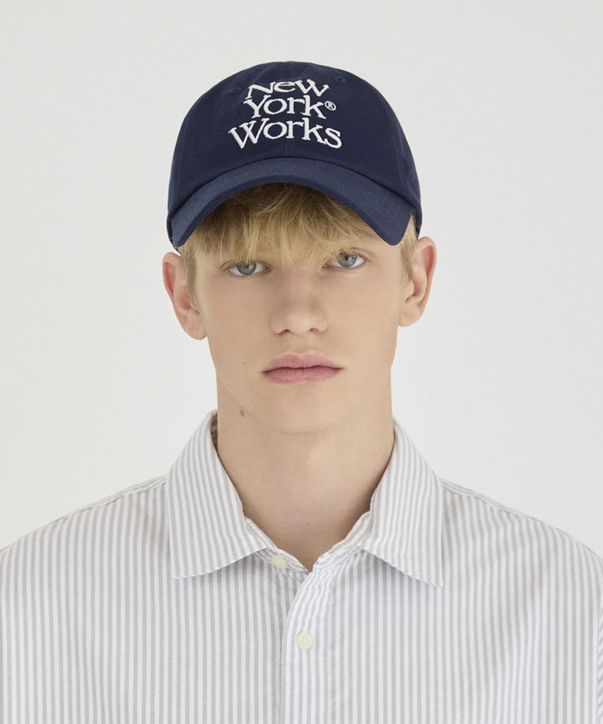 Nyuyogwogseu Mix Logo Ball Cap_ Navy