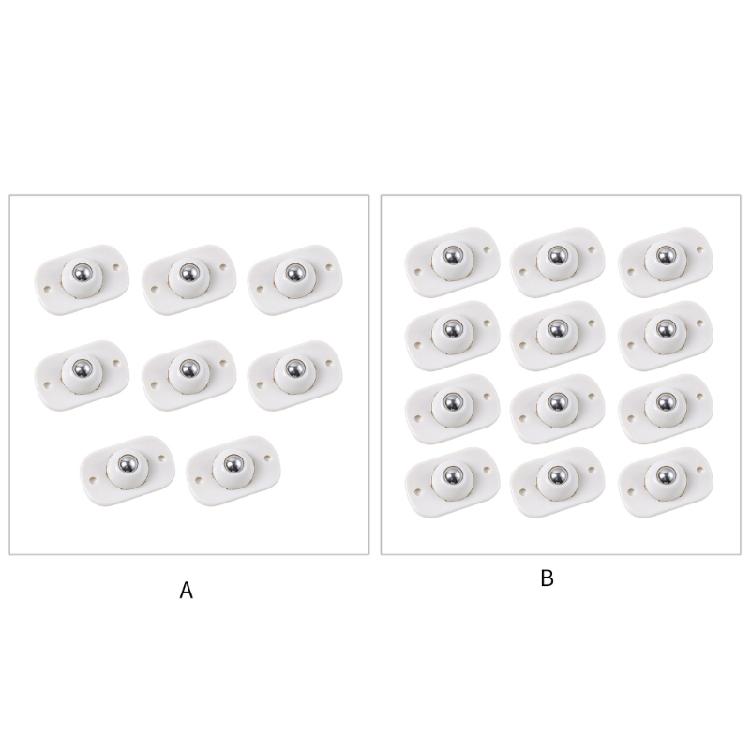 Flexible Stick On Rollers 360 Degree Swivels Wheels for Easy Furniture Movement