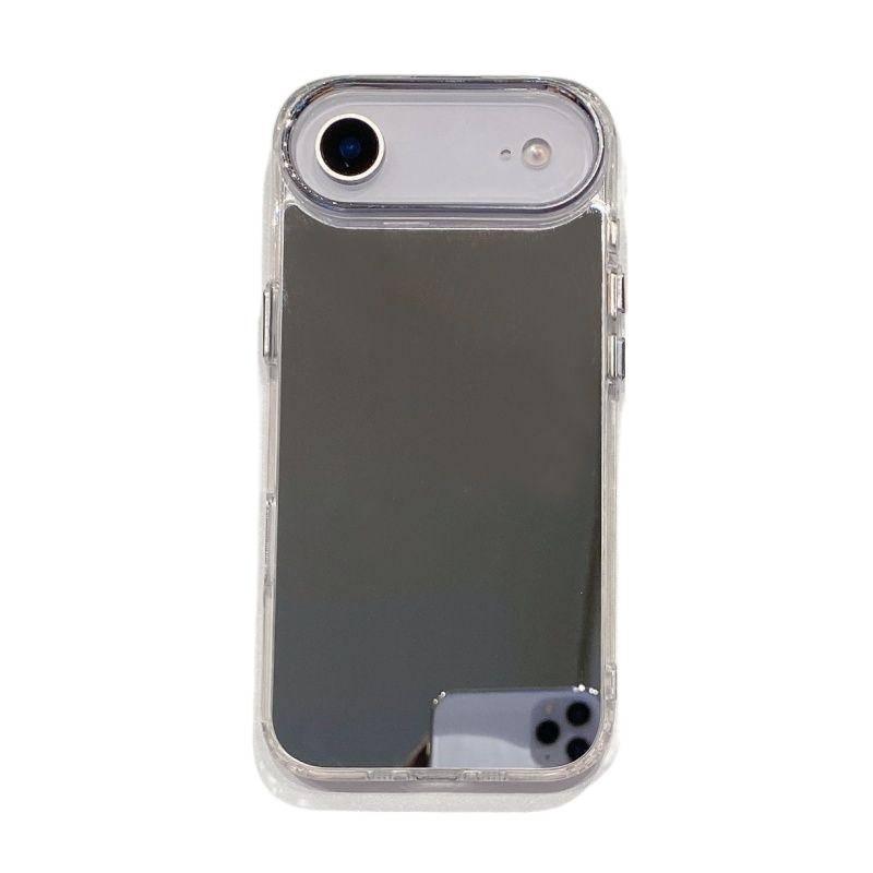 IPhone 17 Pro Max Spiegel Handyhülle: Sturzsicher, Weich, Schminkspiegel mit 16 großen Löchern