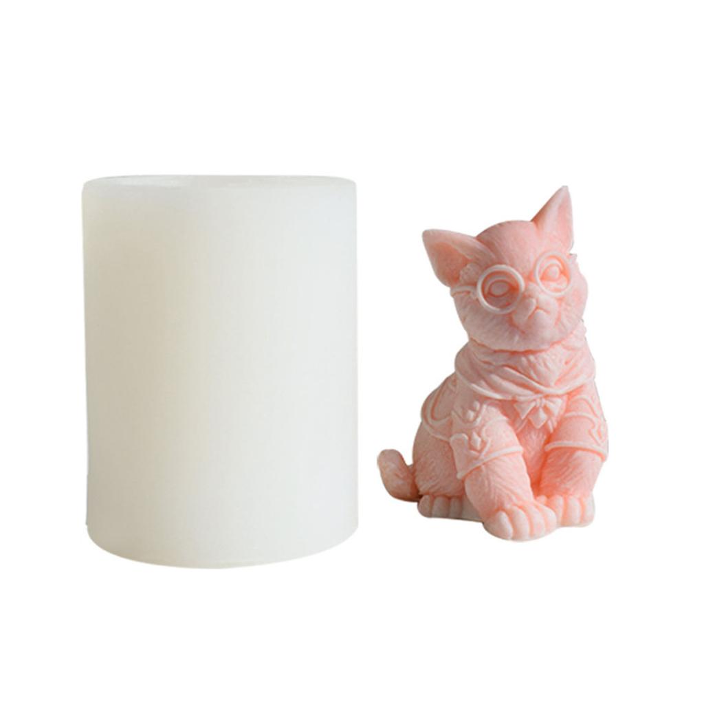 French Fighting Dog Cake Chocolate Cake Fondant Mold Diy Baking Manual Candle Mold Food Grade Silicone Fondant Mould