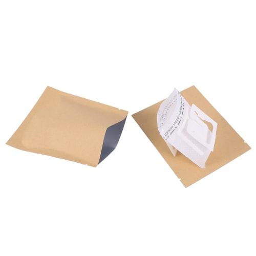 100-Pack Coffee Filter Bags and Kraft Paper Coffee Bags, Portable Office/Travel Drip Coffee Filter Tool Set