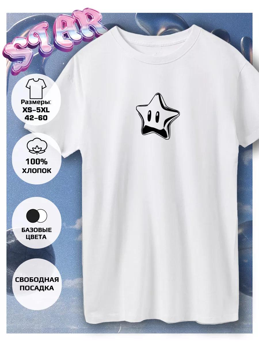 

Star heart printed T-shirt M
